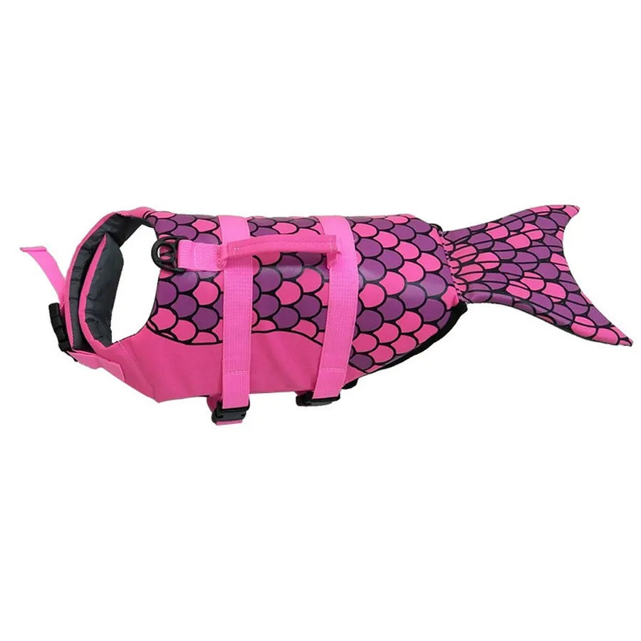 Pet Dog Life Jacket/Harness - Mermaid or Shark