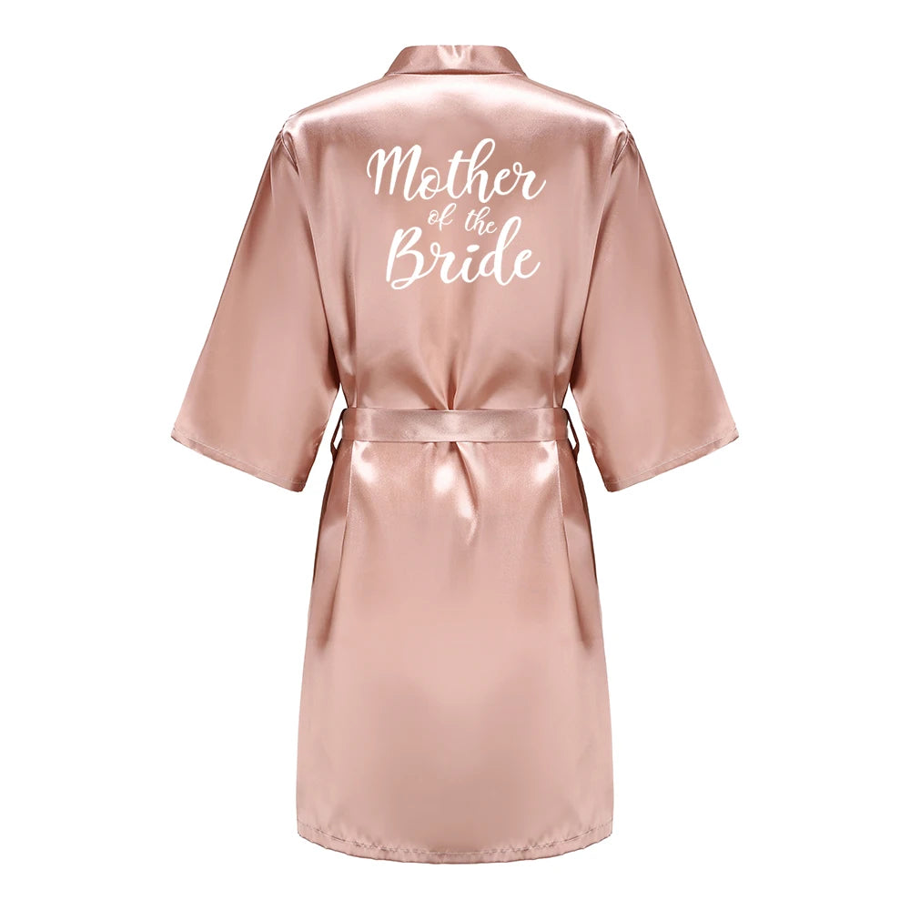 Wedding Bride Silk Robes