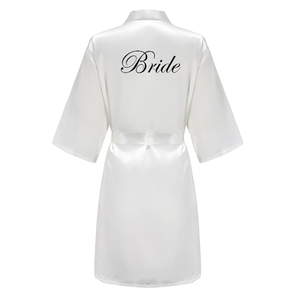 Wedding Bride Silk Robes